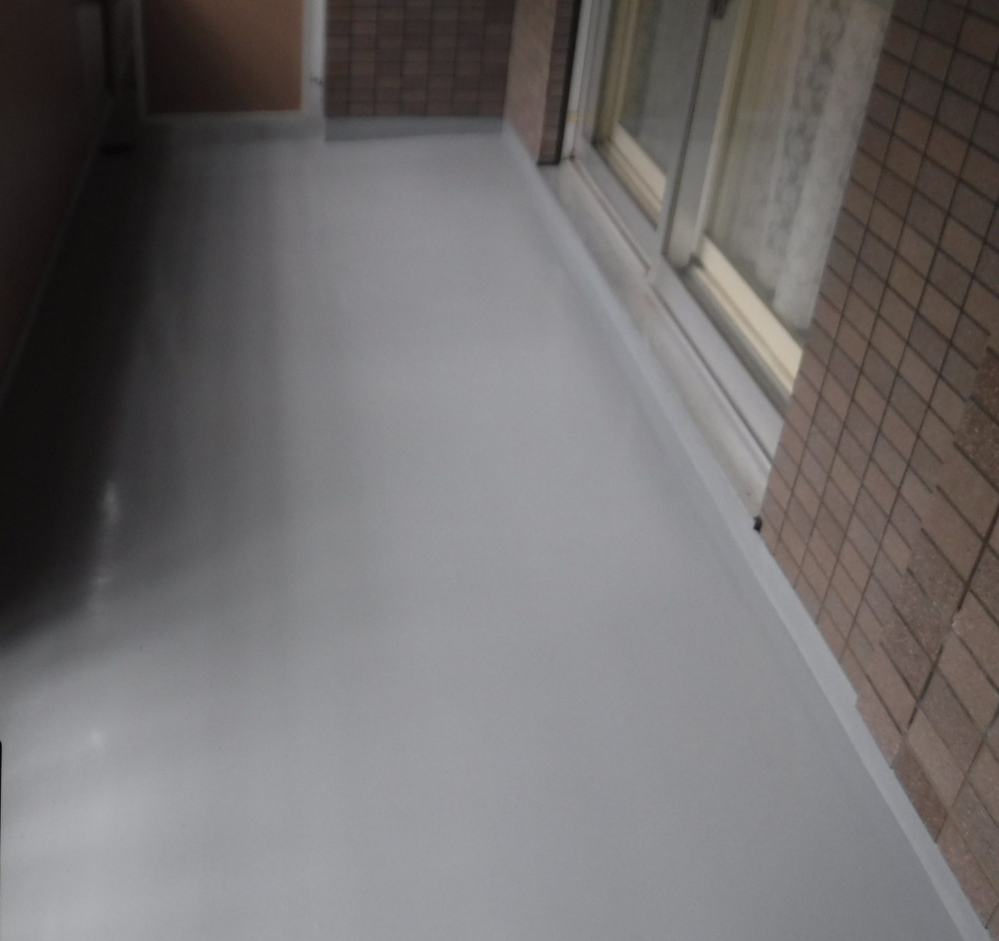 バルコニー防水工事 施工後